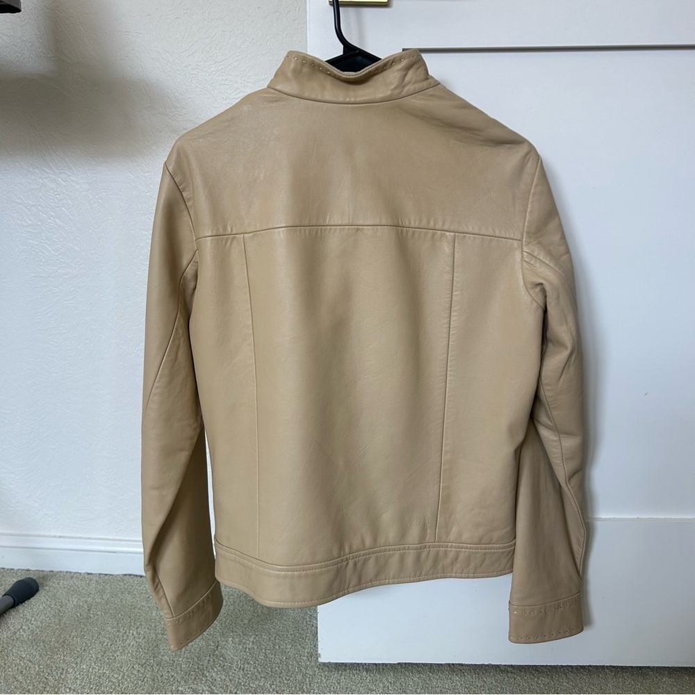 Tan Leather Jacket - image 4